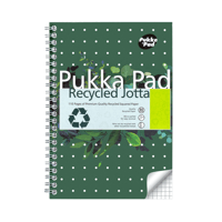 Notitieboek Pukka Jotta A5 ruit 5x5mm 110 pagina's 80gr groen