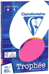 Papier CF A4 80gr fluor ass/pk100v