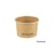 FSC® kraft/PLA sausbeker 1oz/45ml/61mm Ø