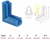 NOMAPACK Randbescherming U-Hoek, 35-45mm (pak 300 stuks) artikel afbeelding