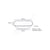 Suikerriet bowl rechthoek 900ml/19,5x17x5,5cm, kleur bruin