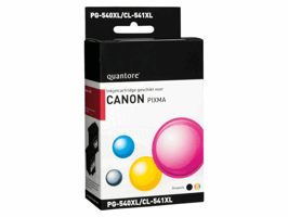 Inktcartridge Quantore alternatief tbv Canon PG-540XL CL-541XL zwart kleur HC