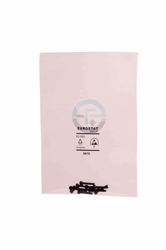 ESD Antistatische pinkpoly zak afmeting 203x254mm, dikte 90micron, verpakt per 100 stuks artikel afbeelding