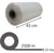 Machinewikkelfolie 43cm breed10my Prestretch Transparant