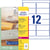 Etiket Avery Zweckform L4772-25 99.1x42.3 mm transparant mat 300stuks