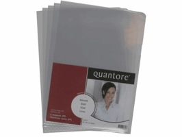 Insteekmap L-model Quantore A4 PP 0.16mm glad 25 stuks