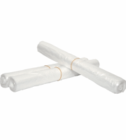 HDPE afvalzakken 63 x 70 cm transparant, T15, 50 liter