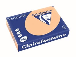 Clairefontaine Trophée Papier, A4, 160 g/m², Abrikoos (pak 250 vel)