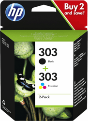 INKCARTRIDGE HP 3YM92AE 303 ZWART + KLEUREN artikel afbeelding
