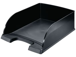 Leitz Plus Jumbo Brievenbak, Polystyreen, 255 x 103 x 357 mm, Zwart