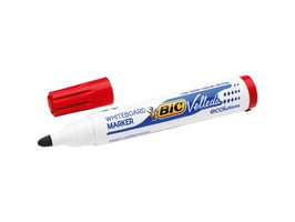 BiC Velleda 1701 Whiteboardmarker, Ronde Punt, 1,5 mm, Rood (pak 12 stuks)