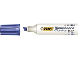 BiC Velleda 1781 Whiteboardmarker, Beitelvormige Punt, 3 - 6 mm, Blauw (pak 12 stuks)