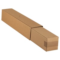 Vierkante koker IEZZY 750x126x126mm bruin