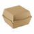 FSC® kraft hamburgerbox 120x120x100mm artikel afbeelding