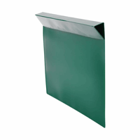 Etikethoezen, VE = 100 stuks voor houten opzetrand voor papierformaat A (Breedte: 305 mm; Hoogte: 230 mm; Kleur: Groen; Voor papierformaat: A4 liggend)