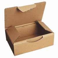 Postobox 250x150x100mm, kleur bruin, type 53