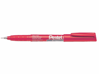 FINELINER PENTEL NMF50 0.4MM ROOD