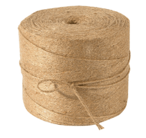 Jute komkommertouw, 4-draads 4/1500, 3 kg per spoel