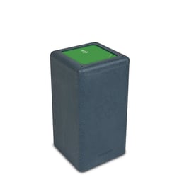 Circulaire Afvalbak BrickBin met klepdeksel 65 ltr