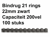 BINDRUG FELLOWES 22MM 21RINGS A4 ZWART artikel afbeelding