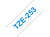 Brother TZe-253 Tape, 24 mm x 8 m, Blauw op Wit artikel afbeelding