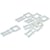 Kunststof gespen VE = 5000 stuks breedte 13 mm
