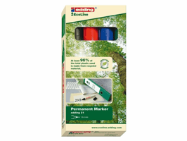 Viltstift edding 21 Ecoline rond assorti 1.5-3mm doos à 4st