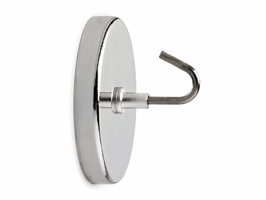 Magneet met haak MAUL Ø52mm trekkracht 9kg chroom