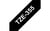 Brother TZe tape voor P-Touch 24 mm, wit op zwart