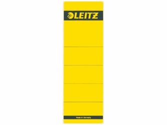 RUGETIKET LEITZ 1642 58X190MM GEEL  artikel afbeelding