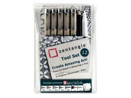 Fineliner Sakura Zentangle tool set 12delig