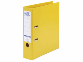 Elba Ordner SmartPro+ PP Rugbreedte 80 mm, geel