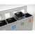Verzamelstation voor recyclebare materialen inhoud 4x30 l met binnenemmers