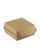 FSC® kraft hamburgerbox 160x155x90mm