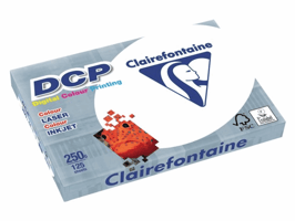 Laserpapier Clairefontaine DCP A4 250gr wit 125 vel