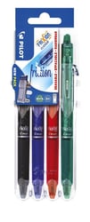 Rollerpen Pilot Frixion Set2Go Clicker 0.35mm set à 4 stuks basis ass artikel afbeelding