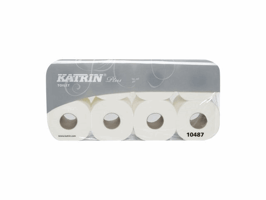 KATRIN Toiletpapier, 3-laags, 250 vel, 30 m, Wit (pak 8 rollen)