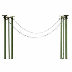 Ketting voor stapelklembeugels paar