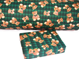Kerstpapier 50cmx150m Teddy