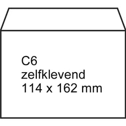 Envelop Raadhuis 114x162 P/S/ds500