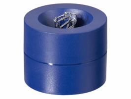 Papercliphouder MAUL Pro Ø73mmx60mm blauw