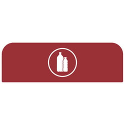 Configure Recyclingstation Paneel Plastic EN 57 ltr, Rubbermaid
