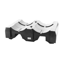 Vatenpallet van PE voor 2 vaten van 200 l, stapelbaar l x b x h = 1375x940x390 mm artikel afbeelding