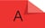 Dymo Letratag labeltape 91203 plastic 12mm x 4 m zwart op rood