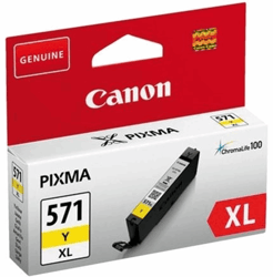 INKCARTRIDGE CANON CLI-571XL GEEL artikel afbeelding