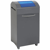 Kringloopmateriaal verzamelaar van plaatstaal, vlamdovend inhoud 60 l, b x h x d = 380x790x320 mm inwerpopening gentiaanblauw