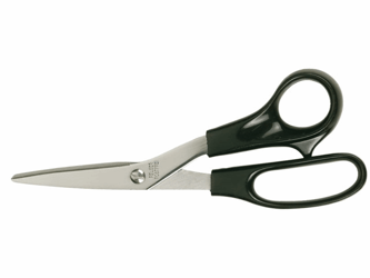 SCHAAR QUANTORE 190MM +PLASTIC HANDVAT ZWART artikel afbeelding