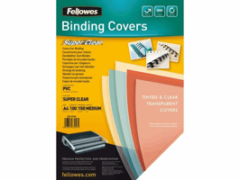 Voorblad Fellowes A4 PVC 150micron 100 stuks