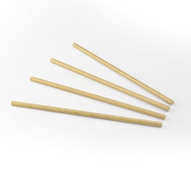 Drinkrietje papier (FSC®) kraft, ø 6 mm / 20cm