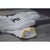 Gebreide naadloze nylon handschoenen met dunne PU laag in de handpalm en op de vingers en elastische manchet.